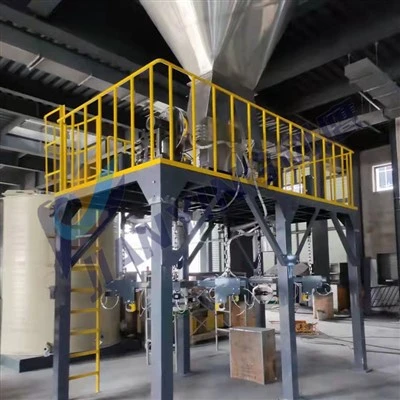 Schwerkraft-Futterbeutel-Verpackungsmaschine für Tonnen von Material
